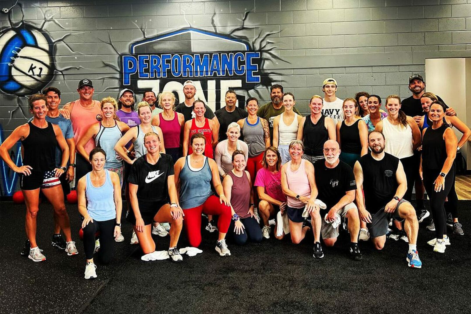 Members after training at Sports Center Performance Zone